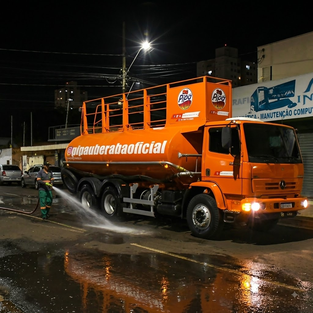 Lavagem de Ruas em Uberaba
